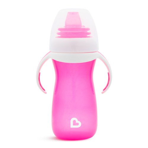 Munchkin® Gentle™ Transition Sippy Cup with Trainer Handles, 10 oz, Pink, Unisex