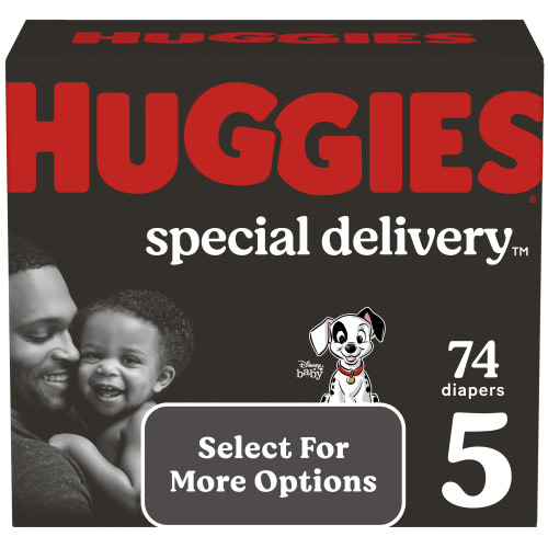 Huggies Special Delivery Diapers, Size 5, 74 Ct (Select for More Options)