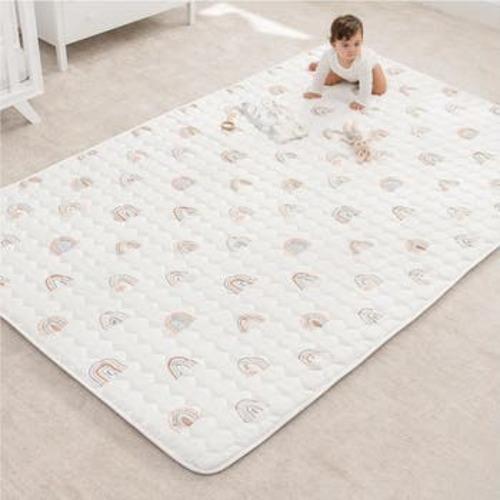 Premium Play Mat with Non-Slip Bottom, Rectangle, Medium