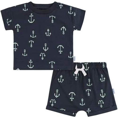Gerber Baby Boys' T-Shirt and Shorts Set