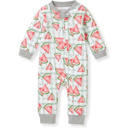 Burt's Bees Baby Baby Girls' Sleep and Play Pajamas zipped jumpsuit