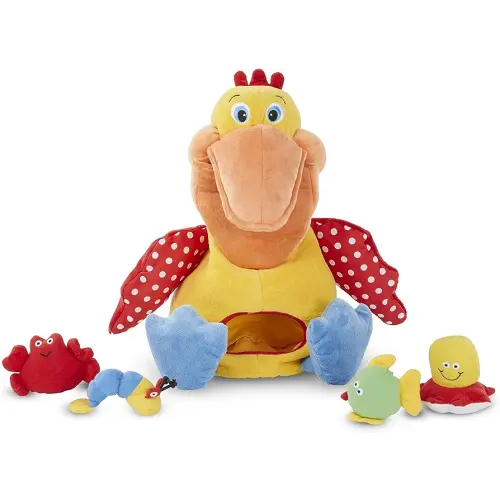 Melissa & Doug K's Kids Hungry Pelican Soft Baby Educational Toy