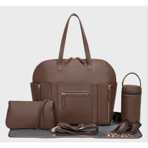 Chic Convertible Diaper Bag - Backpack to Tote - Best Designer Baby Bag - Vegan Leather - Hannah and Henry