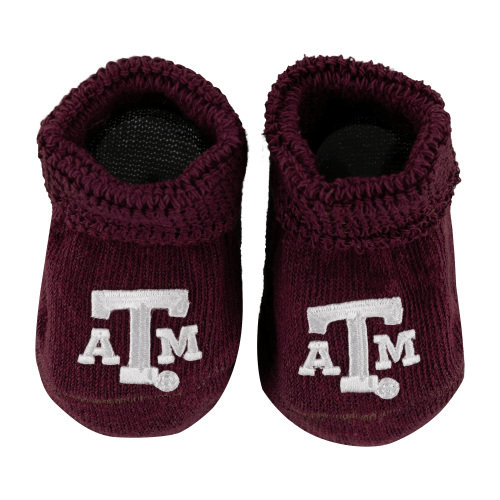 Texas A&M Infant Maroon Booties