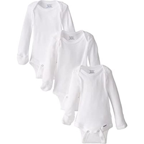 Gerber unisex-baby Multi-pack Long-sleeve Onesies Bodysuit Mitten Cuff Sizes