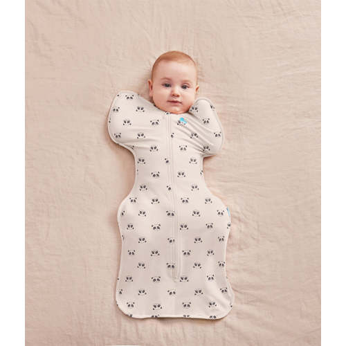 Love to Dream Swaddle Up | Newborn | 1.0 TOG | Cotton Cream Sleepy Pandas