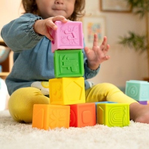 Bright Starts Block and Buddies Holiday Baby Toy Gift Set - 18pc