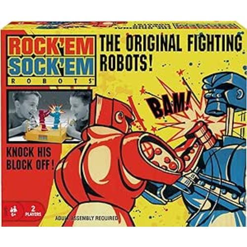 Amazon.com: Rock 'Em Sock Em Robots: You Control The battle Of The Robots In A Boxing Ring! : Mattel Games: Toys & Games