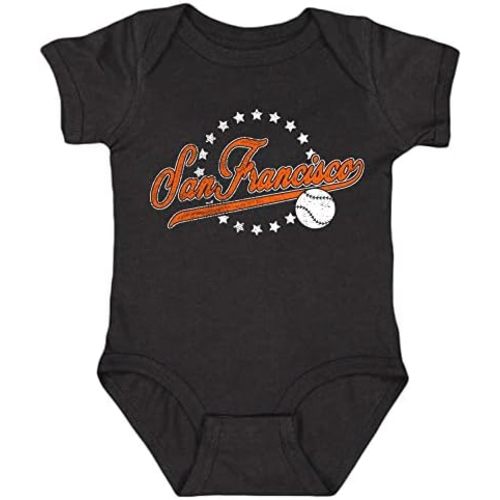 Retro Vintage Style Kid's Bodysuit for Baseball Fans