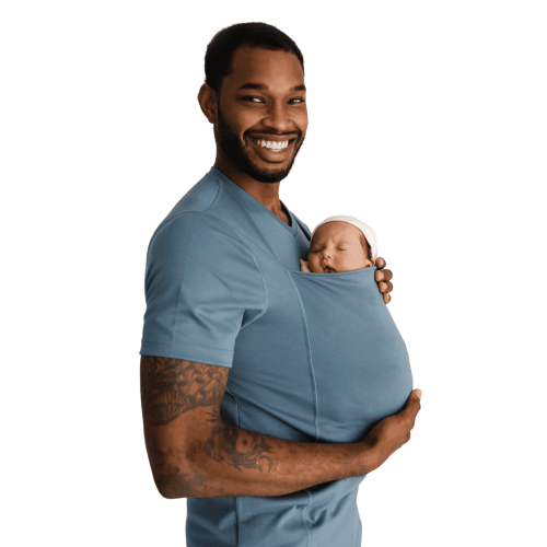 Lalabu The Dad Shirt, Hands-Free Baby Carrier for Newborns Up to 15 Lbs, CPSC Compliant