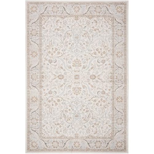 SAFAVIEH Isabella Collection X-Large Area Rug - 11' x 15', Cream & Beige, Oriental Design, Non-Shedding & Easy Care, Ideal for High Traffic Areas in Living Room, Bedroom (ISA912A)