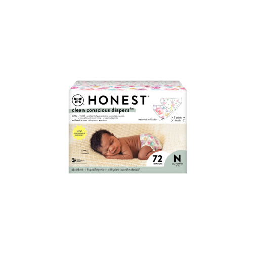 The Honest Company Club Box Diapers Rose Blossom and Tutu Cute