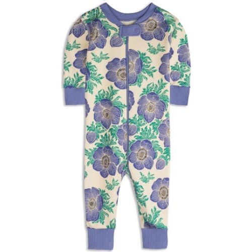 100% Organic Cotton Print Snug Fit Baby Pajamas, 0-3M