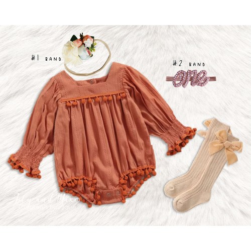 Fall BOHO chic baby romper, 1st birthday Thanksgiving floral Baby girls boho outfit, Boho girl MUSTARD outfit,girl fall boho chic romper