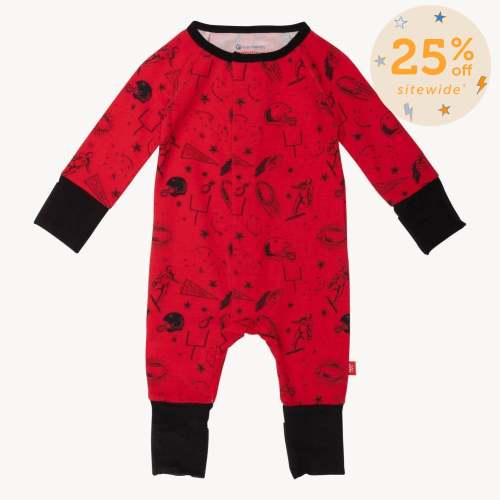red game day modal magnetic convertible grow with me coverall – Magnetic Me