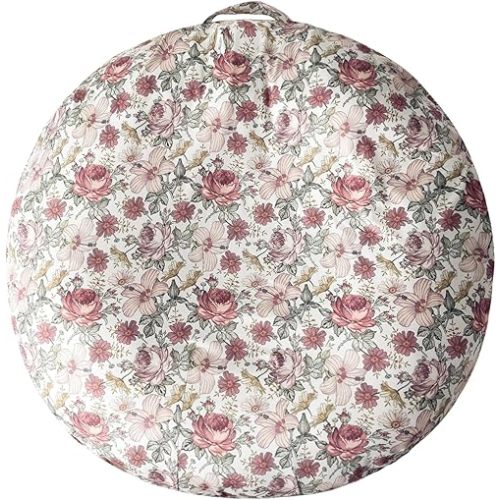 Little Jump Western Wild Flowers Newborn Lounger Cover, Removable Ultra Soft Comfortable Slipcover for Infant Lounger Pillow(Vintage Floral)