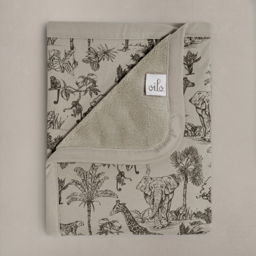 'Vintage Safari' Nursery - Cuddle Plush Infant Blanket