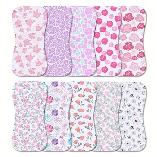 burp cloths baby boys girls baby burp cloth baby washcloths - Temu