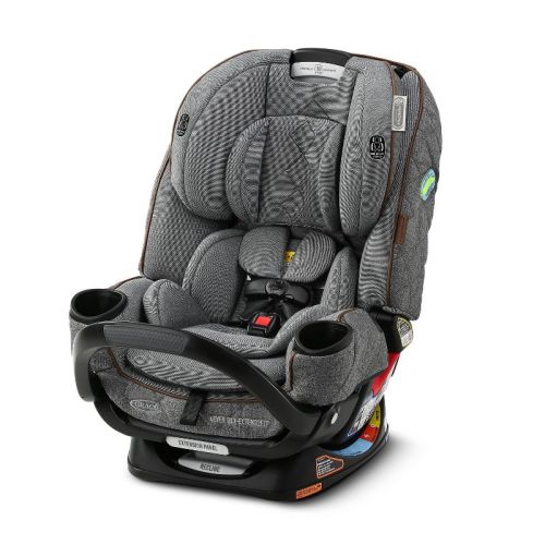 Graco Premier 4Ever DLX Extend2Fit 4-in-1 Convertible Car Seat with Anti-Rebound Bar - Savoy Collection