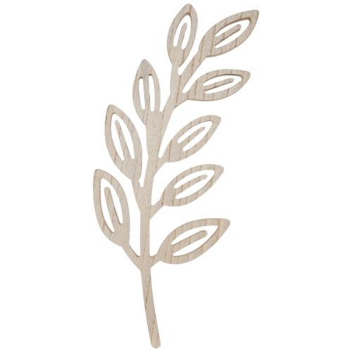 Leafy Branch Cutout Wood Wall Decor