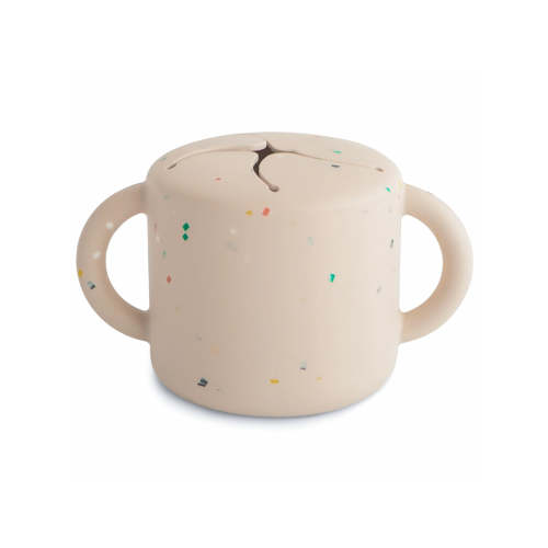 Silicone Snack Cup, Vanilla Confetti
