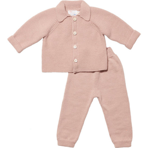 Knit Sweater Shirt & Pant Set Bundle, Pink - Oso & Me | Maisonette