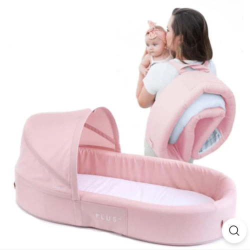 Lulyboo | Lounge Plus+: Blush | Portable Toddler Travel Lounge