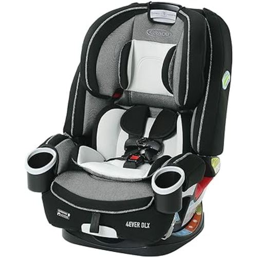 Graco 4Ever DLX 4-in-1 Car Seat, Fairmont | Infant to Toddler Car Seat, with 10 Years of Use | Rear-facing, Forward-facing and Booster Modes | Safe, Comfortable and Convenient