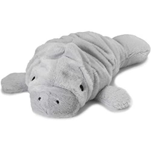 Intelex Warmies Microwavable French Lavender Scented Plush, Manatee Warmies, Gray, 14" X 8" X 4"