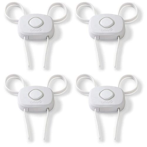 Safety 1st OutSmart™ Flex Lock, White, 4 Pack - 4 Count (Pack of 1)