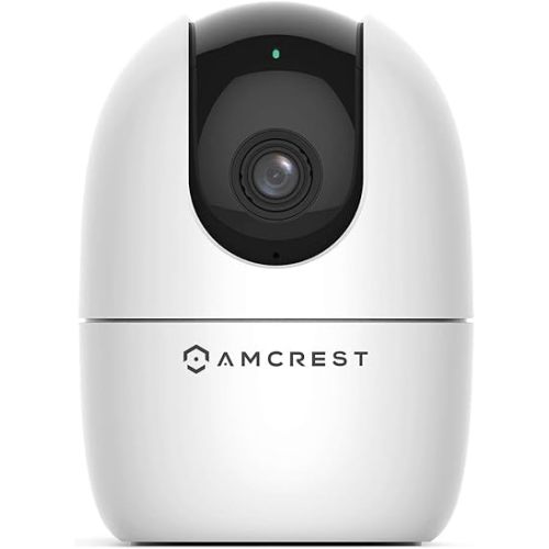 Amcrest 1080P WiFi Camera Indoor, Nanny Cam, Dog Camera, Sound & Baby Monitor, Human & Pet Detection, Motion-Tracking, Phone App, Pan/Tilt Wireless IP Camera, Night Vision, Smart Home ASH21-W