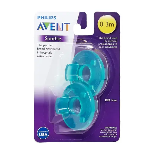 Philips Avent SCF190/01 Soothie 0-3mth Green/Green, 2 Count