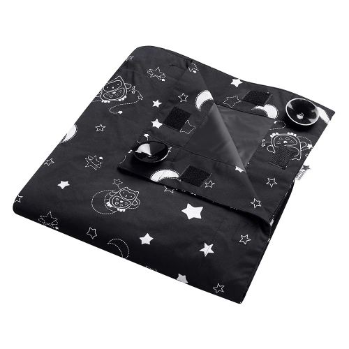 Tommee Tippee Sleeptime Portable Baby Blackout Blind, Large, 51 x 78 Inches Travel Window Blinds, Strong Suction, Foldable, Lightweight Naptime Blind, Nighttime Animations