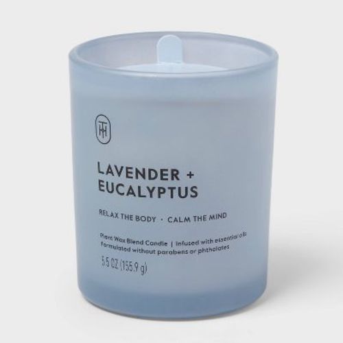 Glass Lavender And Eucalyptus Jar Candle 5.5oz - Threshold™