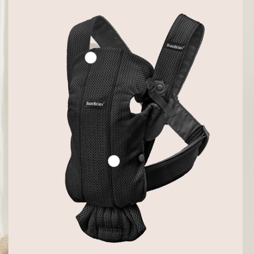 Baby Carrier Mini: Black Mesh