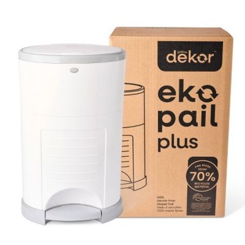 Diaper Dekor Eko Plus Diaper Pail - White