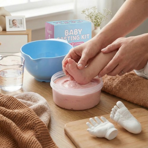 Baby Hand & Footprint Keepsake Kit – Memory Set for Newborns & Parents – Kids Australia