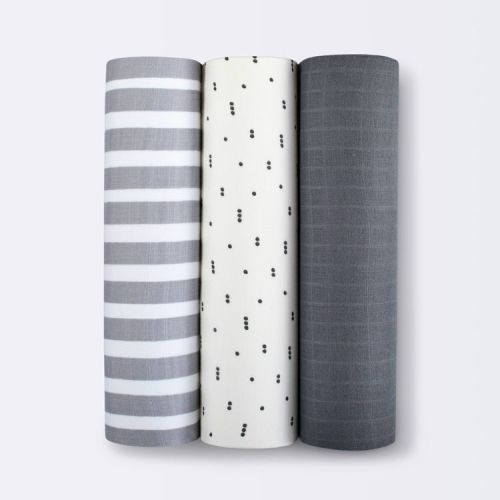 Muslin Swaddle Blanket Boutique 3pk - Cloud Island™