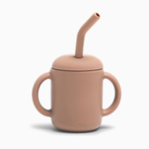AEIOU Training Cup with Straw - Clay
