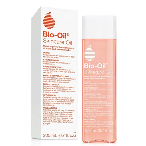 Amazon.com: Bio-Oil Skincare Oil, Body Oil for Scars and Stretchmarks, Dermatologist Recommended, Non-Comedogenic, For All Skin Types, with Vitamin A, E, 6.7 Fl Oz (Pack of 1), Red : Everything Else