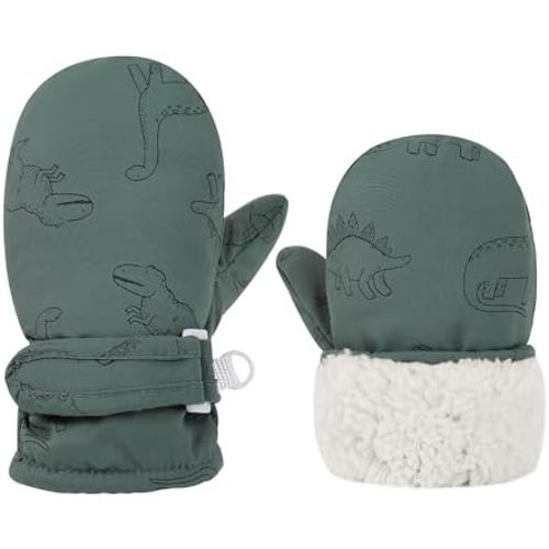 Urban Virgin Infant Baby Toddler Kids Winter Mittnes Lined Fleece Warm Waterproof Ski Snow Gloves For Boys Girls