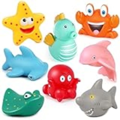 ASAP Amazon.com: Hely Cancy Mold Free Infant Bath Toys for 18 Months - No Hole Animal Bathtub Toys, Baby Bath Tub Toys No Mold (Ocean) : Toys & Games