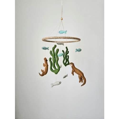 Sea Otter Baby Mobile