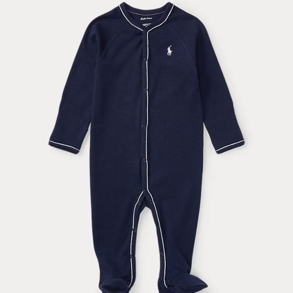 Cotton Jersey Footed Coverall | One-Pieces Baby | Ralph Lauren
