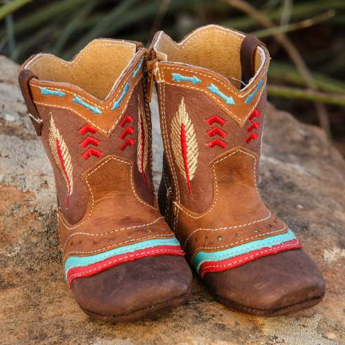 "Maddox" Indian Cowboy Baby Boots