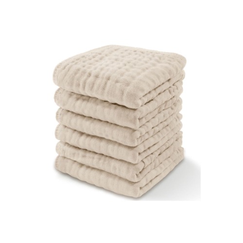 Muslin Washcloths - Pack of 6