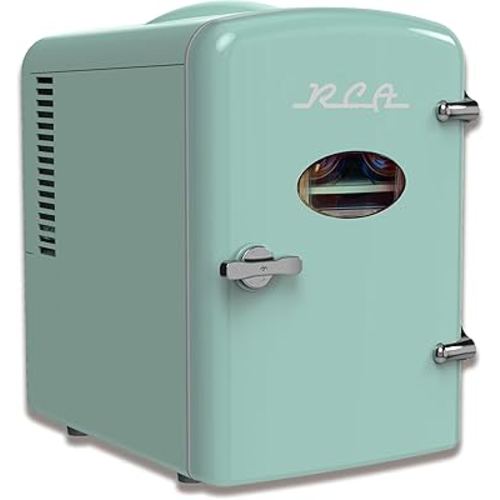 RCA RMIS129-MINT Mini Fridge, Mint