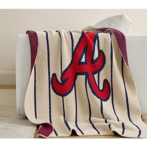 MLB™ Atlanta Braves™ Fuzzy Kid Throw Blanket