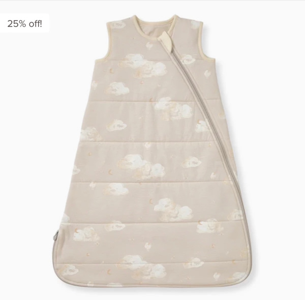 Good Night Sky Organic Warmer Beekeeper™ Wearable Baby Blanket - Limestone
