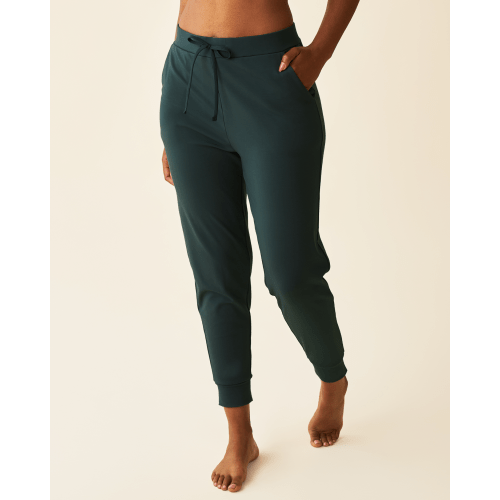Brushed Bamboo Maternity & Postpartum Jogger | Evergreen - Kindred Bravely